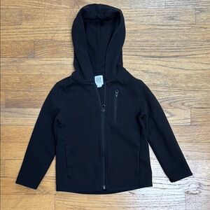 GAP Black Zip-Up Hoodie Sweatshirt